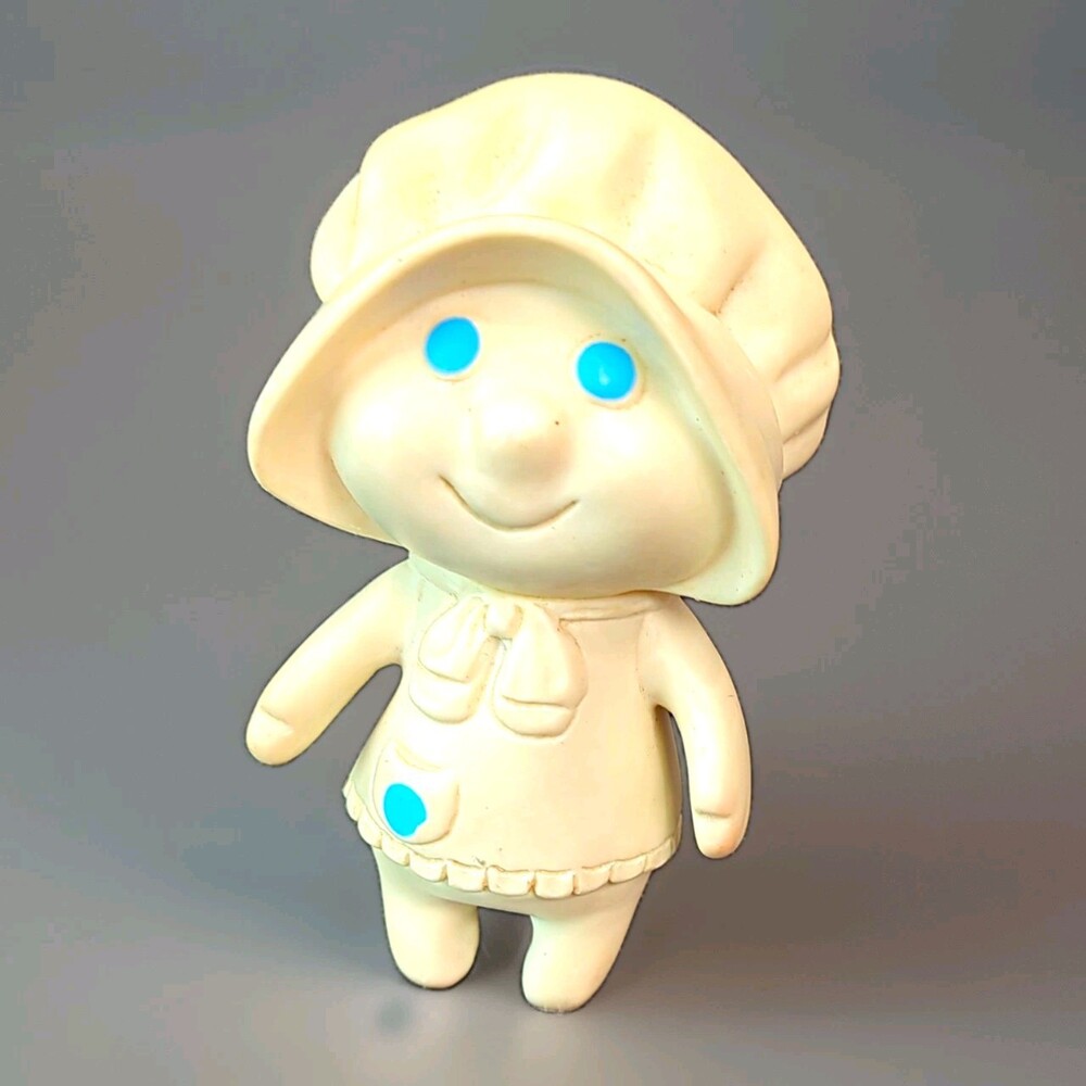 Vintage 1972 PillsburyPoppie Fresh Douggiirl Rubbe/Vinylr Figurine
